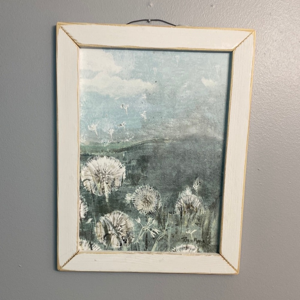 Framed Dandelion Art Print